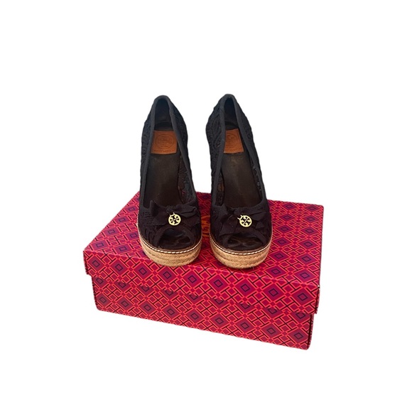 Tory Burch Jackie wedge, espadrille size 8 - Picture 4 of 4